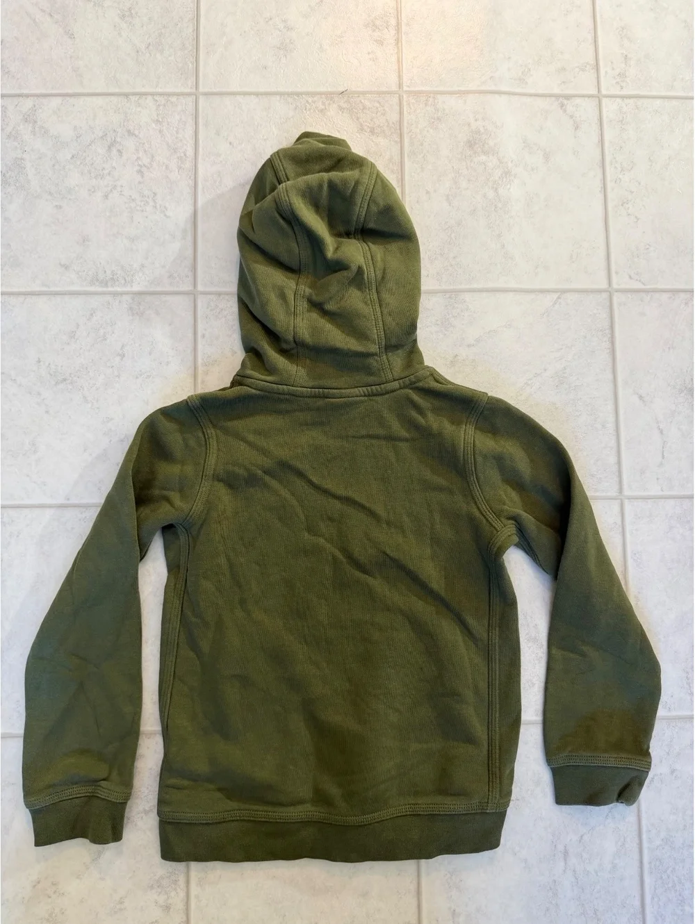 Nike kids olive green pullover hoodie